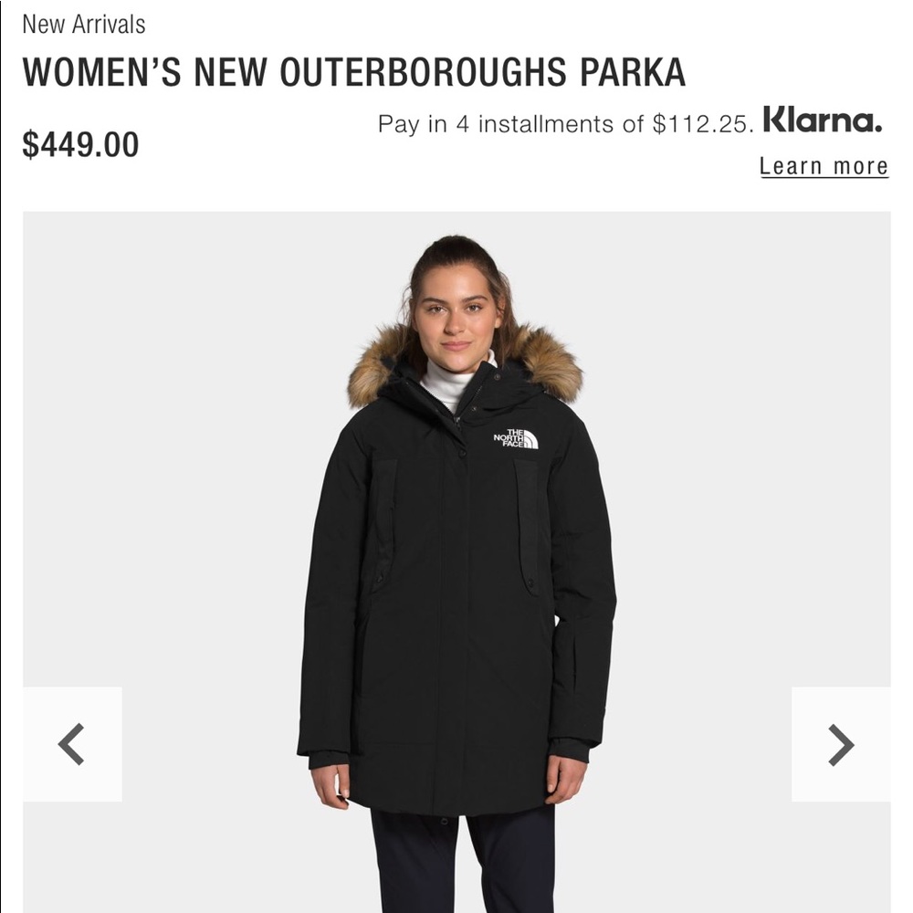 Women’s North Face Outer Bouroughs Parka